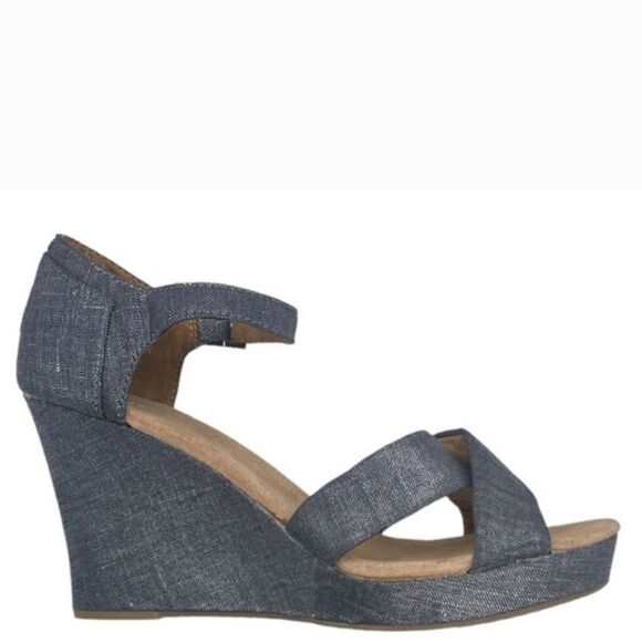 BRAND NEW WEDGE STYLE OPEN TOE ANKLE STRAP WOMEN"S SANDAL - Picture 6 of 16